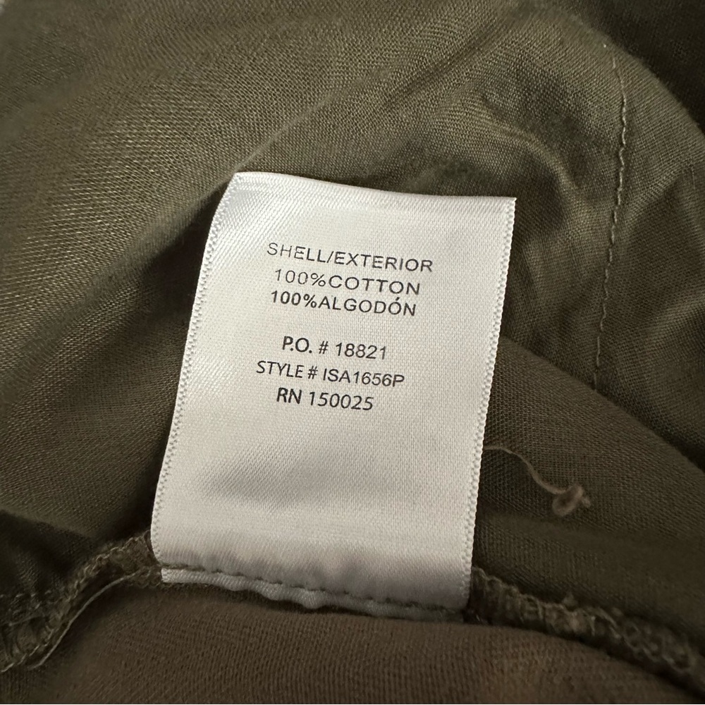 Jacquie The Label • Cotton Cargo‎ Pants in Green - Picture 7 of 9